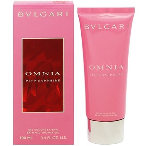  BVLGARY Homme nia pink sapphire bus & shower gel 100ml OMNIA PINK SAPPHIRE BATH AND SHOWER GEL BVLGARI new goods unused 