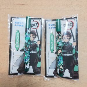 鬼滅の刃 × 進研ゼミ 小学講座 竈門炭治郎 進級おうえんペン（非売品）グリーン