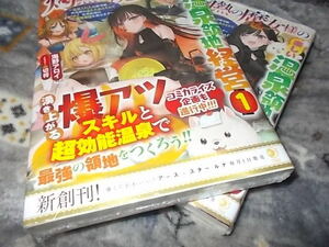 単★2冊セット灼熱の魔女様の楽しい温泉領地経営　12～追放された公爵令嬢、災厄級のあたためス1.2 (アース・スター ルナ)海野アロイ,切符