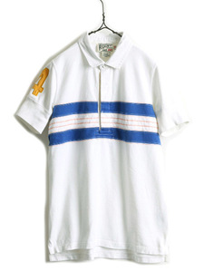 ■ RUGBY ラルフローレン ボーダー 半袖 ラガー シャツ レディース M メンズ S 程 POLO ラグビー ポロ ラガーシャツ ポロシャツ 半袖シャツ