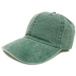 キャップ 帽子 NEWHATTAN メンズ レディース 男女兼用 pigment dyed cap ウォッシュカラー グリーン cap-1043-04