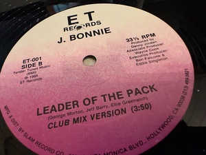 12”★J. Bonnie / Leader Of The Pack / Freestyle！