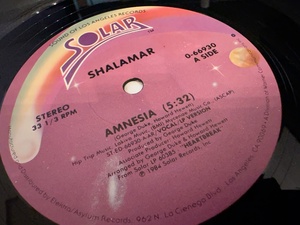 12”★Shalamar / Amnesia / シンセ・ポップ・ソウル！