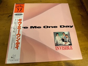 12”★Invisible / Give Me One Day / シンセ・ポップ・ディスコ / ハイエナジー！