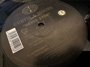 12”★Curtis & Moore / Never Stop / ディスコ・ヴォーカル・ハウス！