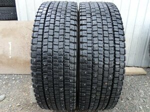 ●4534 冬 ピン付 美品8分山 DUNLOP SP001 275/70R22.5 148/145J 2本 2018年製