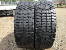 □174 冬 ブリヂストン W970 265/60R22.5 143/140J 2本 2018年製_画像1