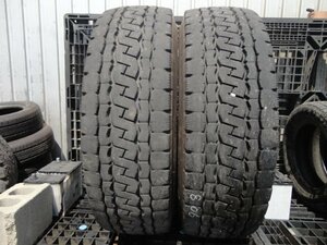 ●4599 深溝80% tread ミックス Bridgestone M810 295/70R22.5 151/148J 2本