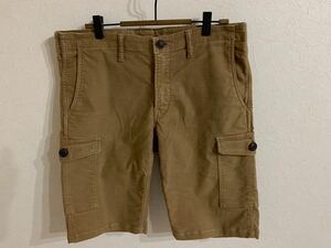  Hollywood Ranch Market german Cross cargo short pants military XL size Brown 