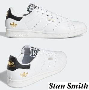 ☆海外限定☆adidas Originals Stan Smith 3Dロゴ White/Black (約23cm)