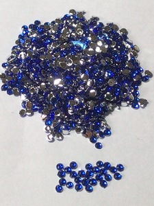 *2mm* deco for Stone 2000 bead blue line hand made nails Kirakira biju- parts DIY construction 