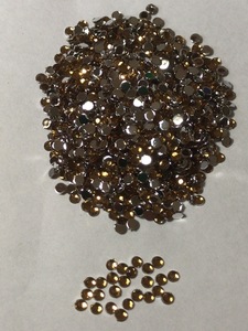 *2mm* deco for Stone 2000 bead Brown line hand made nails Kirakira biju- parts DIY construction 