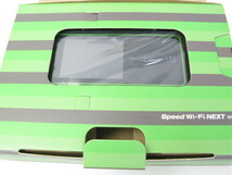 UQ HWD33 W02 GREEN WiMAX 2+ Speed Wi-Fi NEXT【HWD33GNYMT】_画像3