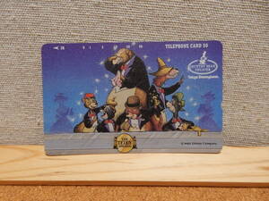  Tokyo Disney Land telephone card Country Bear theater unused goods TDL telephone card THE TEDDY AWARDS