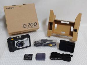 現状品+廃盤品+レンズフィルター　RICOH　G700　リコー　防水・防塵・耐衝撃デジタルカメラ
