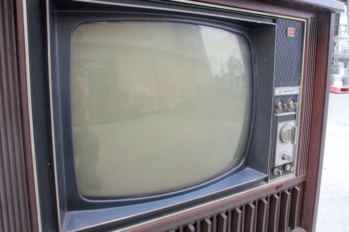 東芝 ブラウン管テレビ 19CT UNICOLOR ジャンク品 昭和レトロ