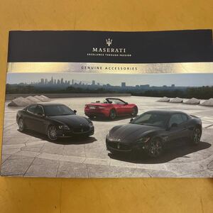 レア品 英文MASERATI GRANTURISMO マセラティ グランツーリズモ グランカブリオ クワトロポルテ オプション カタログ マセラッティ