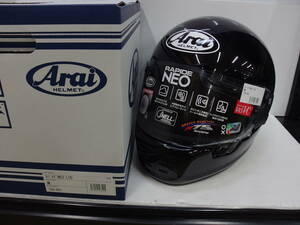 新品未使用 Lサイズ(59-60cm)★Arai アライ RAPIDE NEO ラパイドネオ フルフェイスヘルメット ブラック(つやあり)★2022年製造