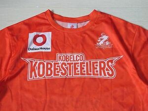 KOBELCOコベルコ神戸スティーラーズ　Tシャツ　SIZE:LL　神戸製鋼 神戸スティーラーズ