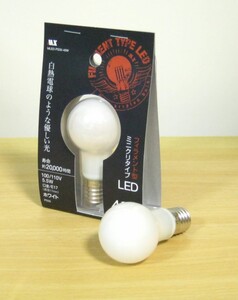 ミニクリプトン型フィラメントLED電球ホワイト40W相当・MLED-PS35-40W