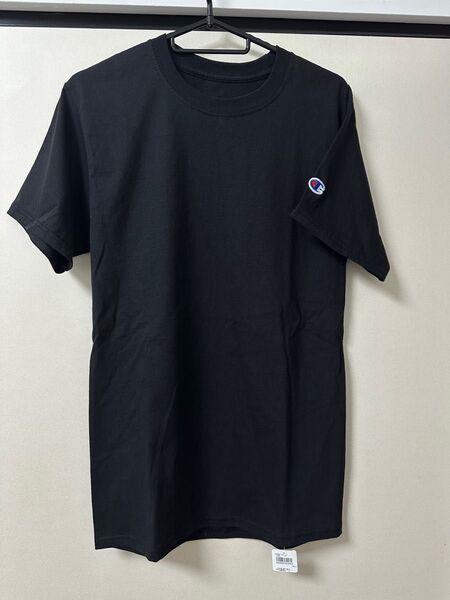 新品未使用品 champion チャンピオン 無地Tシャツ 半袖Tシャツ サイズS ブラック タグ付き 綿100%