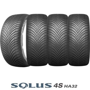 オールシーズンタイヤ｜クムホ SOLUS 4S HA32｜225/45R17 94W XL｜〈ソルウス 4S HA32〉4本セット