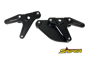 ZX-25R ZX-4R Z650RS NINJA650 Z650 レーシングスタンドフック 黒 スプロケットガード付 タイプC SNIPER スナイパー SP0099BK