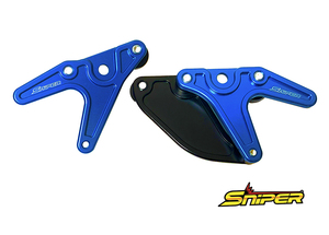 ZX-25R ZX-4R Z650RS NINJA650 Z650 レーシングスタンドフック 青 スプロケットガード付 タイプC SNIPER スナイパー SP0099BL