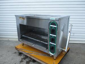 y1382-23ta Nico - on fire grill city gas TIG-90S 2012 year made W850(920)×D440×H620 used kitchen 