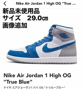 ナイキ エアジョーダン1 ハイ OG トゥルーブルー 29.0㎝ Nike Air Jordan 1 High OG