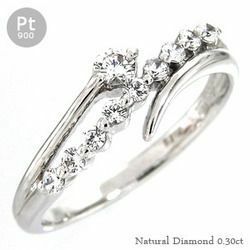 指輪 ダイヤモンド リング プラチナ900 pt900 ダイヤ 0.3ct テンダイヤモンド レディース ジュエリー アクセサリー