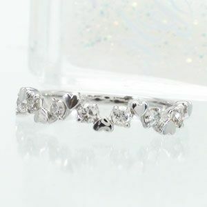 指輪 ハート ダイヤモンド リング 0.3ct プラチナ900 pt900 リング ダイヤモンド リング レディース ジュエリー アクセサリー