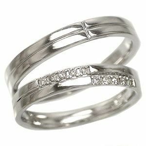 指輪 結婚ペアリング 2本セット プラチナ900 pt900 ダイヤモンド 人気 レディース ジュエリー アクセサリー