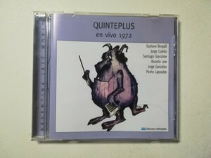 【CD】Quinteplus - En Vivo 1972 (1972年音源) 2004年アルゼンチン盤 アルゼンチンジャズロック/レアグルーヴ 