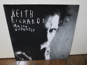 EU-original Main Offender [Analog] Keith Richards (The Rolling Stones) アナログレコード vinyl