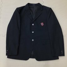 OS857-1 (中古)大阪府 香里ヌヴェール学院中学・高校 男子学生服 6点セット /BM/3L/W96/ブレザー/セーター/シャツ/ズボン/ネクタイ/短期間_画像2