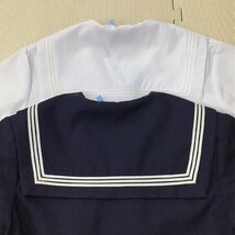 O250 (中古) 兵庫県 加古川中学校 (旧制服) 5点セット /M/W69/セーラー/スカート/スカーフ/白3本ライン/冬服/夏服/制服/女子学生/学生服_画像5