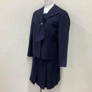 (Y)I927 (中古) 福島県 二本松第二中学校 セーラー服 上下セット /М/W66/セーラー/スカート/カットタイ/関東襟/冬服/制服/女子学生/学生服