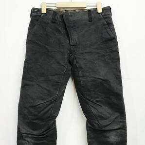 DEVOA デヴォア Jodhpurs Pants Heavy washi cotton DENIM ブルーブラック 1 ジョッパーズ コットン 和紙 デニムパンツの画像3