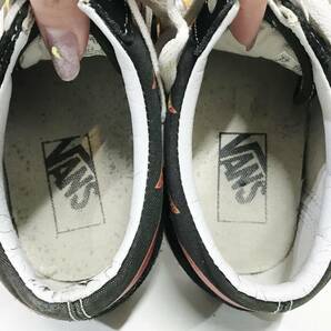 VANS OLD SKOOL FLAME BLACK/TRUE WHITE US9/27cm バンズ オールドスクール フレイム ブラック ファイヤー スニーカー シューズ 靴 の画像6