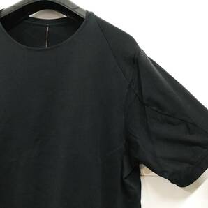 DEVOA デヴォア ショートスリーブ エジプシャン コットン ジャージー ブラック 1 半袖カットソー Tシャツ 日本製の画像4