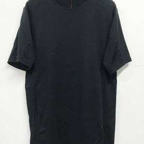 DEVOA デヴォア ショートスリーブ エジプシャン コットン ジャージー ブラック 1 半袖カットソー Tシャツ 日本製の画像2