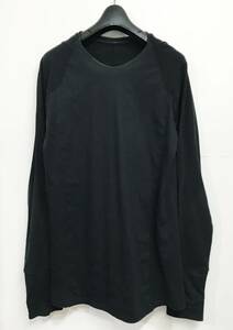 DEVOA デヴォア ロングスリーブカットソー ブラック 1 長袖 Tシャツ ロンT 日本製