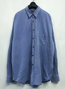 ITALY製 SIRIO SHIRTS シリオ 長袖シャツ L ブルー イタリア製