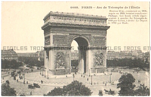  античный открытка etoile ...1910 примерно Франция Париж в Японии не продается бесплатная доставка *ap1802