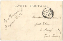 アンティーク ポストカード サクレクール寺院 1912 フランス パリ 日本未発売 送料無料★ap1872_画像2
