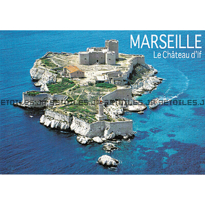ポストカード マルセイユ イフ島 シャトー・ディフ モンテ・クリスト伯 フランス 日本未発売 送料無料★1355639