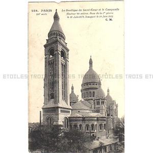 アンティーク ポストカード サクレクール寺院 1910頃 フランス パリ 日本未発売 送料無料★ap1214