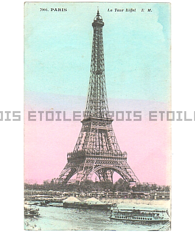 アンティーク ポストカード エッフェル塔 1930 フランス パリ 日本未発売 送料無料★ap1562