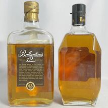 NN0707 198 未開封 未開栓 古酒 Ballantins 12年　750ml Langs 12年 750ml 43% スコッチウイスキー ウイスキー 2本セット 1円スタート_画像2